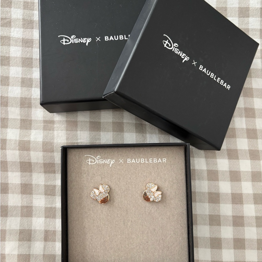 Disney x BaubleBar Gold Earrings